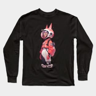 Anime Astronaut Girl Long Sleeve T-Shirt